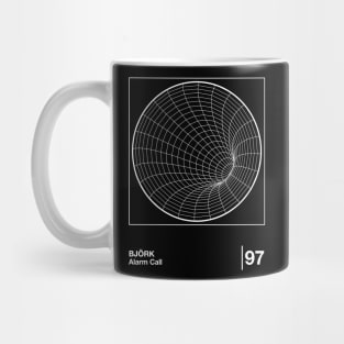 Bjork / Minimalist Style Graphic Design Artwork Mug